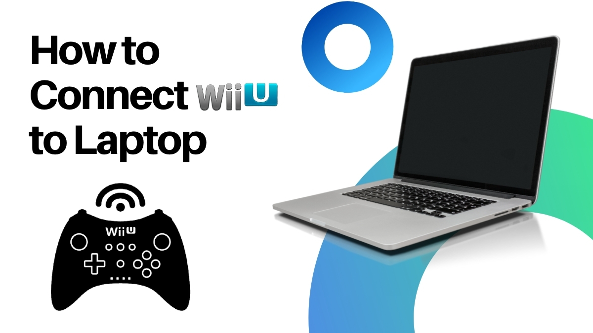 HDMI input on the Wii connects to the laptop